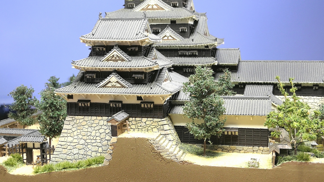 大坂城 徳川大坂城模型制作（本丸北側櫓台づくり2） – お城プラモ築城の道のり